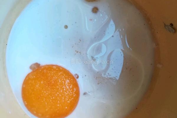 红豆蛋糕饼的做法图解2