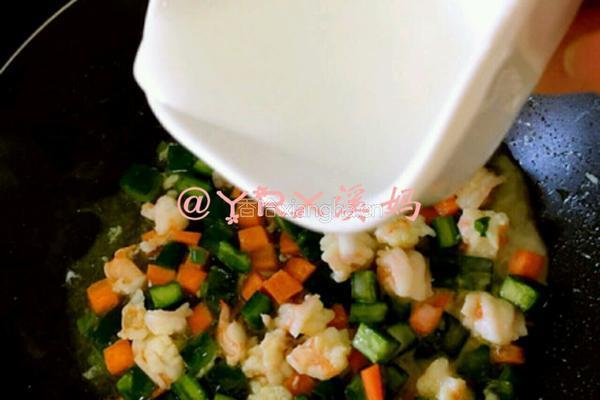仙人掌炒虾仁的做法图解6