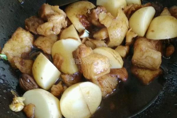 土豆红烧肉的做法图解4