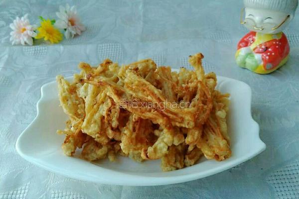 香炸金针菇的做法图解6