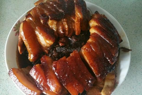 梅菜扣肉的做法图解12