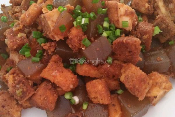 凉粉炒馍的做法图解4