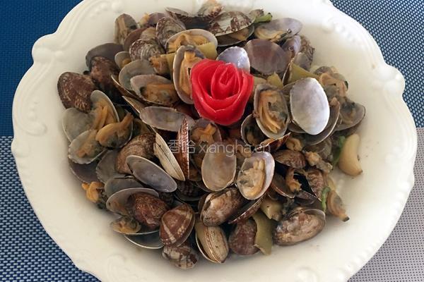 爆炒花蛤的做法图解6