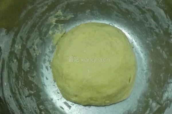 沙拉酱肉松•面包的做法图解3