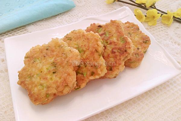 鸡蛋米饭饼的做法图解1