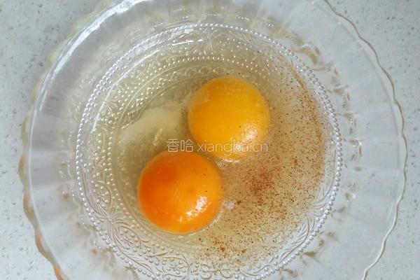 鸡蛋米饭饼的做法图解4