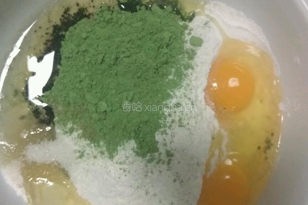绿色华夫饼的做法图解2
