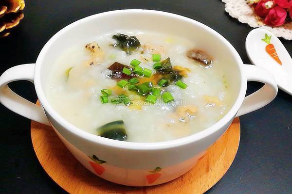 皮蛋香菇肉末粥的做法图解9
