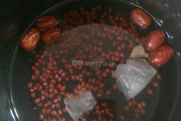 红豆黑米粥的做法图解4