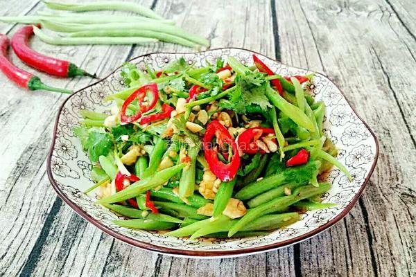 凉拌四季豆的做法图解8