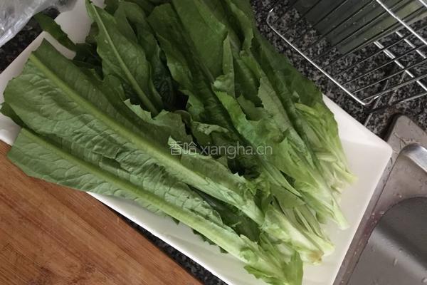 白灼凤尾的做法图解2