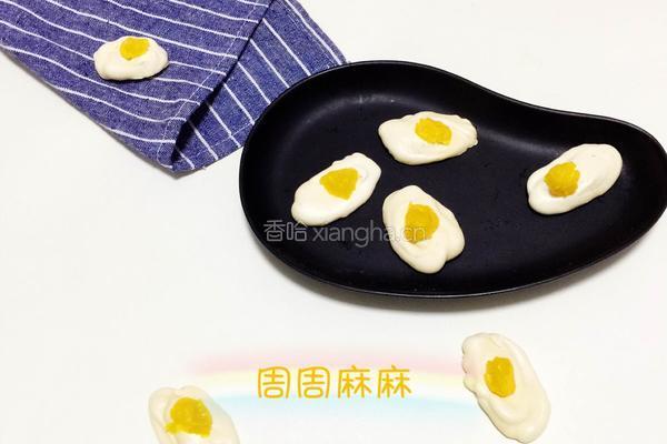 萌萌哒荷包蛋造型柠檬蛋白糖的做法图解7