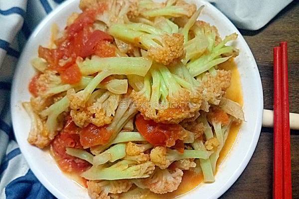 番茄炒椰菜花的做法图解16