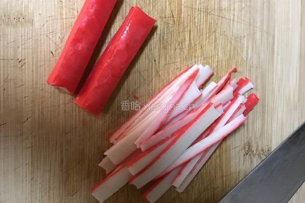 蟹棒鸡蛋丼的做法图解1