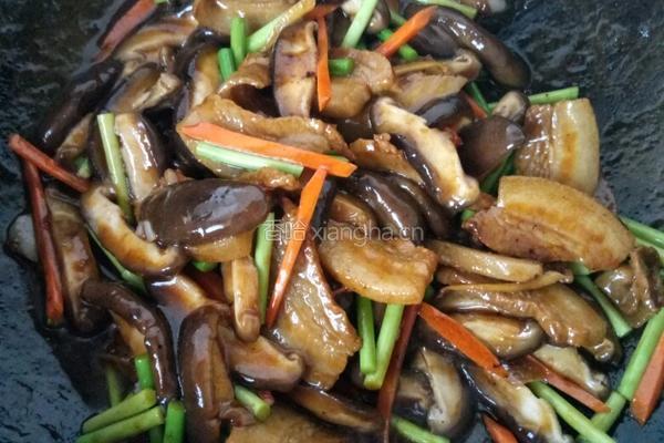 香菇炒肉的做法图解5