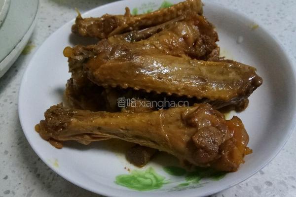 红烧卤鸭翅膀的做法图解6