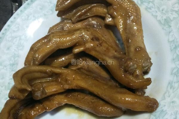 卤鸭掌的做法图解12