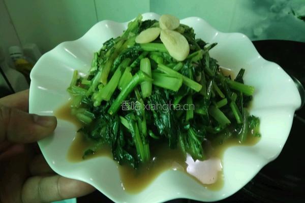 老屋私房菜清炒苔菜