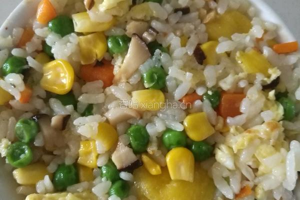 菠萝炒饭的做法图解13