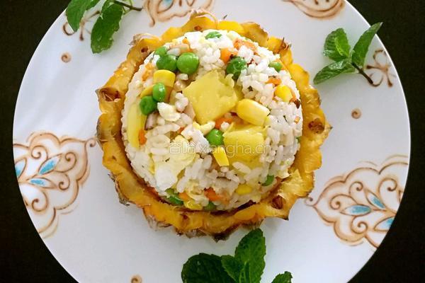 菠萝炒饭的做法图解14