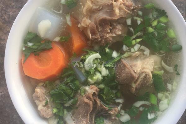 清炖羊肉粉汤的做法图解6