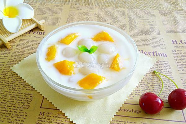 糯米芒果捞的做法图解8