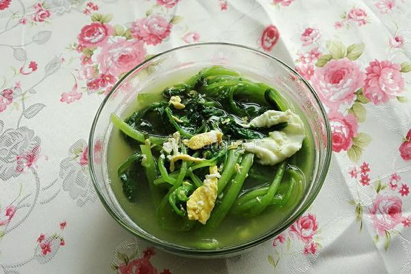 菠菜蛋花汤