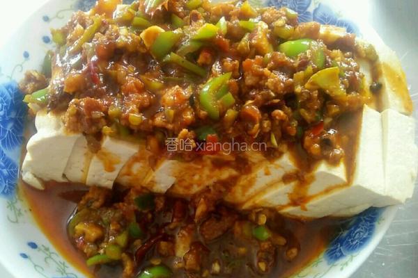 浇汁豆腐的做法图解7