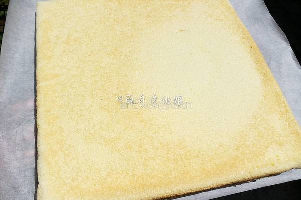 葱香肉松蛋糕卷的做法图解16