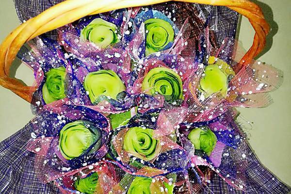黄花玫瑰花的做法图解5