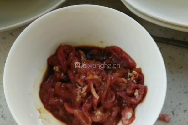豆角炒肉丝的做法图解5