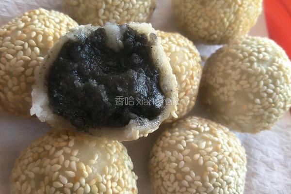 炸芝麻大汤圆的做法图解20