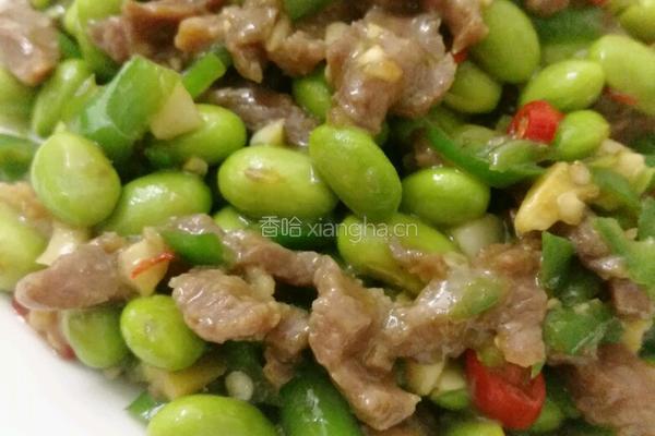 青豆炒牛肉的做法图解8