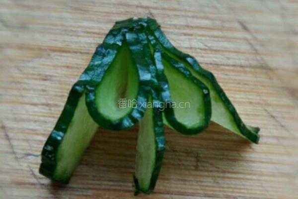 趣味黄瓜花的做法图解4