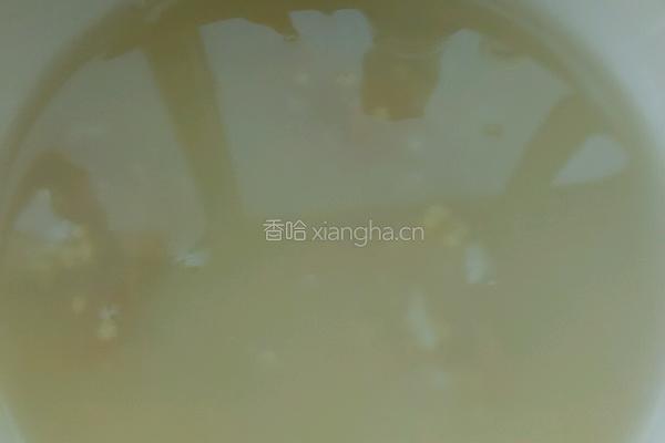 大米小米雪梨粥