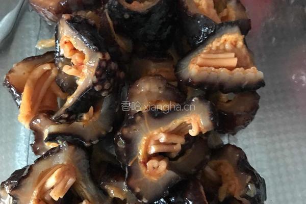 葱烧海参扒秋葵的做法图解2