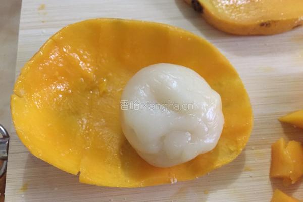 芒果糯米糍的做法图解7
