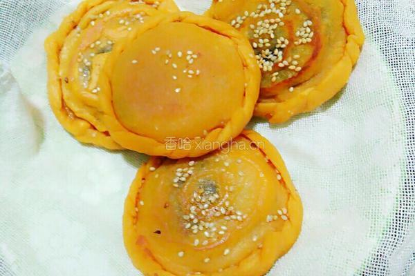 红薯豆沙饼的做法图解13