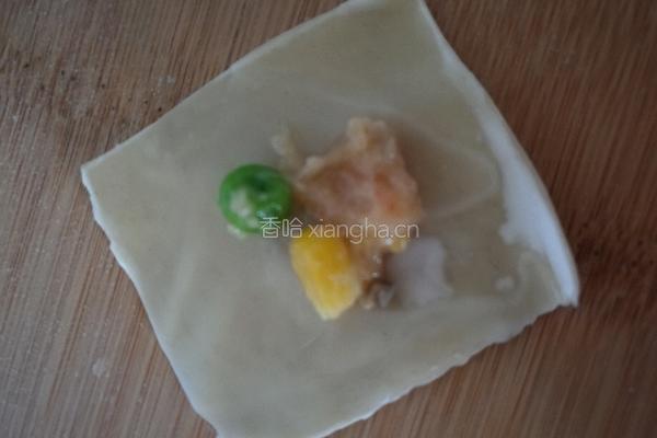 鸡肉虾仁迷你云吞的做法图解12