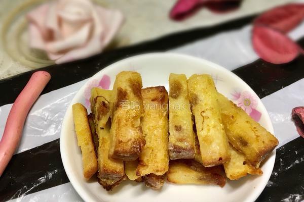 煎蛋面包条的做法图解6