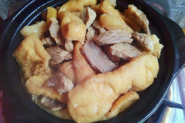 油豆腐煲瘦肉的做法图解7