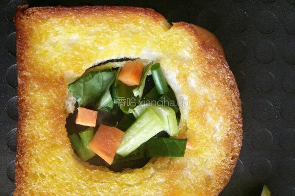 电饼档鸡蛋吐司片的做法图解4