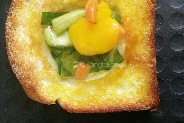电饼档鸡蛋吐司片的做法图解5