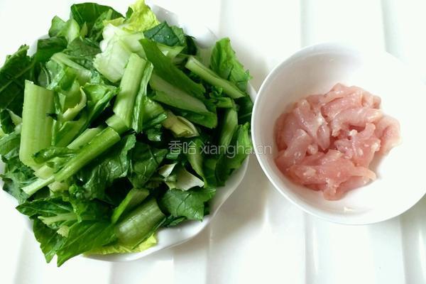 小白菜炖粉丝的做法图解2