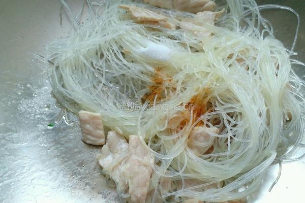 小白菜炖粉丝的做法图解5