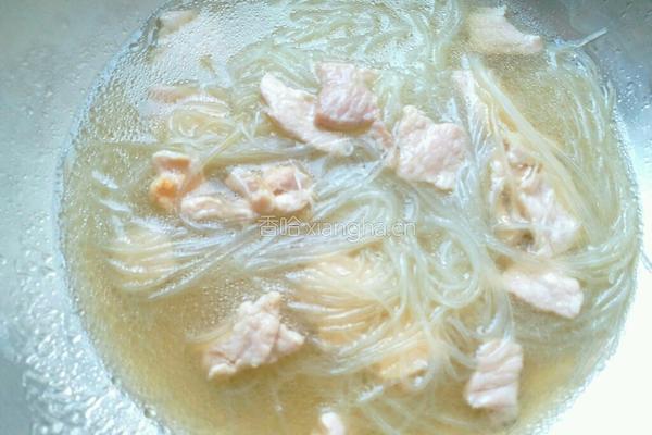 小白菜炖粉丝的做法图解6