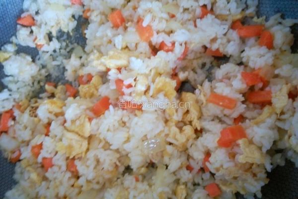 鸡蛋炒饭的做法图解9