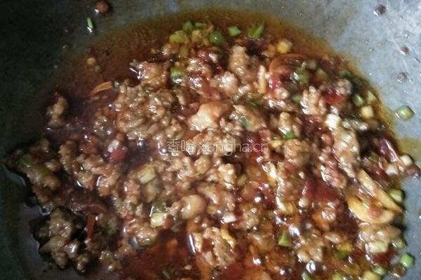 肉末蒜薹的做法图解6