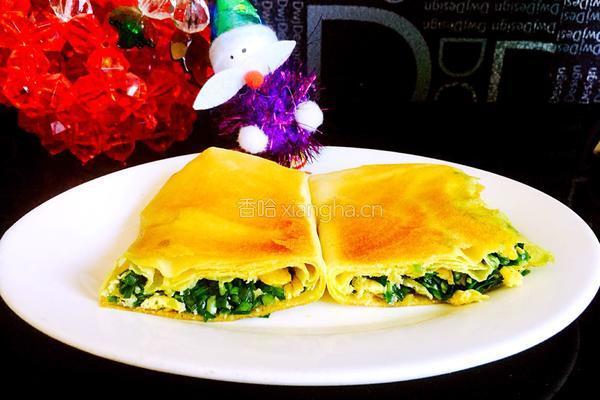 煎饼韭菜盒的做法图解8