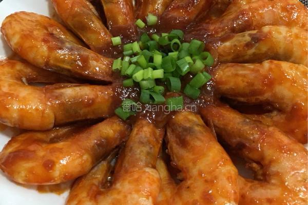 茄汁大虾的做法图解1